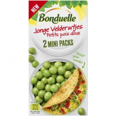 Bonduelle Jonge velderwtjes 2 Mini's